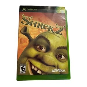 Shrek 2 Microsoft Xbox Original Video Game Activision 2004 CIB Complete